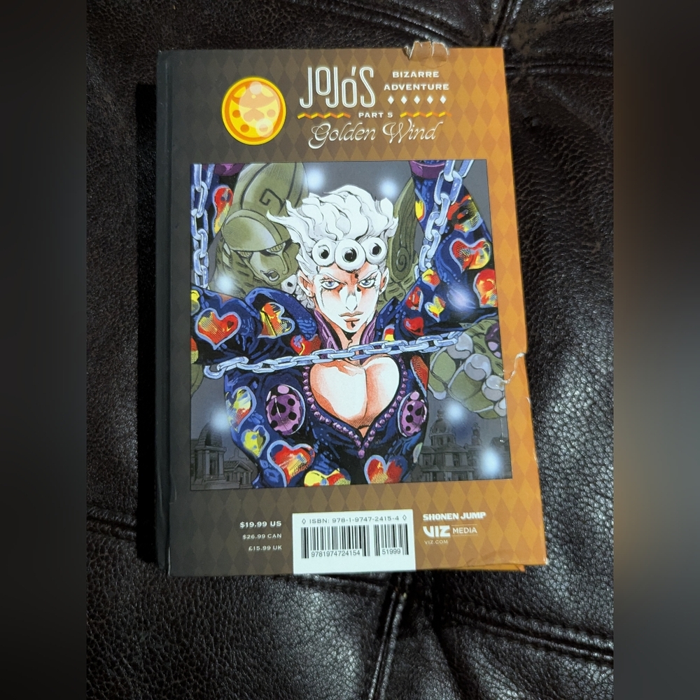 JoJo's Bizarre Adventure Part 5: Golden Wind Manga